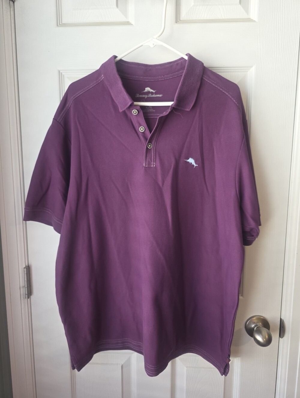 Tommy Bahama Islandzone The Emfielder Polo 2.0 T220856 Purple Galaxy Supima SZXL